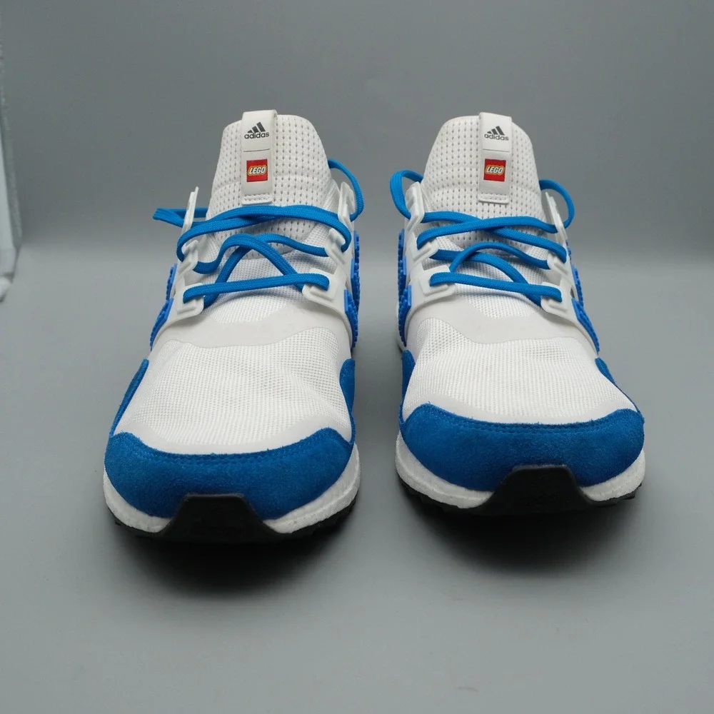 Adidas Ultraboost DNA x LEGO Mens White Blue Sneaker H67952 13 Running Shoe - Picture 2 of 13